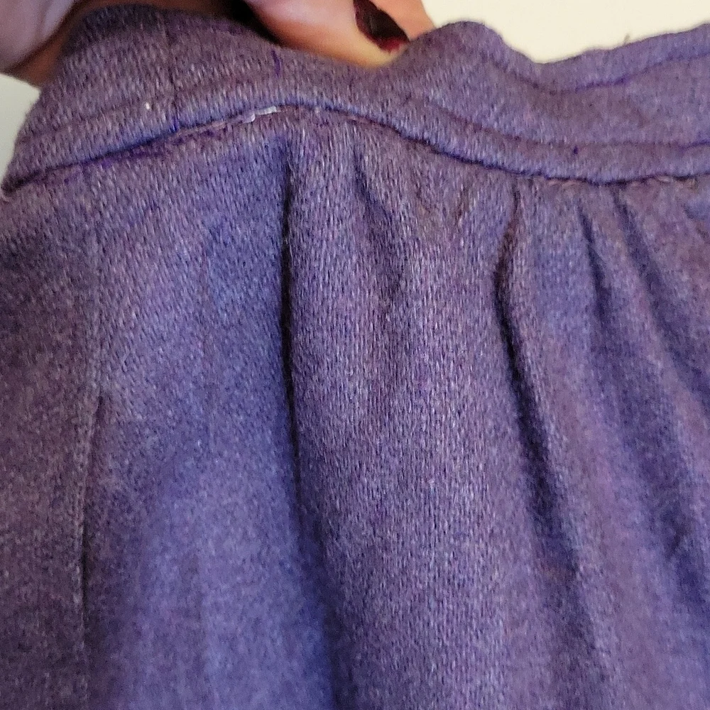Vintage Wool Blend Pleated The Villiger Mini Skirt 14